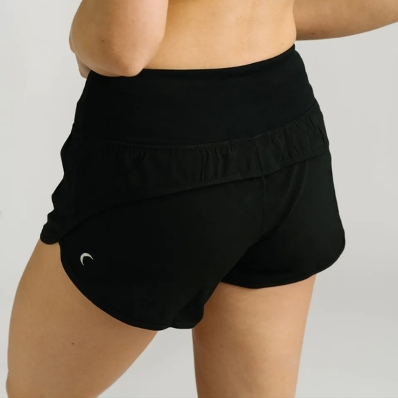 Zyia Black Trainer Shorts - Picture 2 of 7